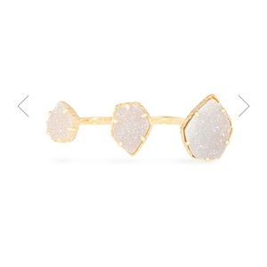 Kendra Scott Naomi gold double ring